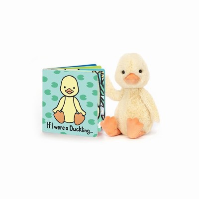 Jellycat If I were a Duckling Board and Bashful Duckling Medium Australia | 038742DIR